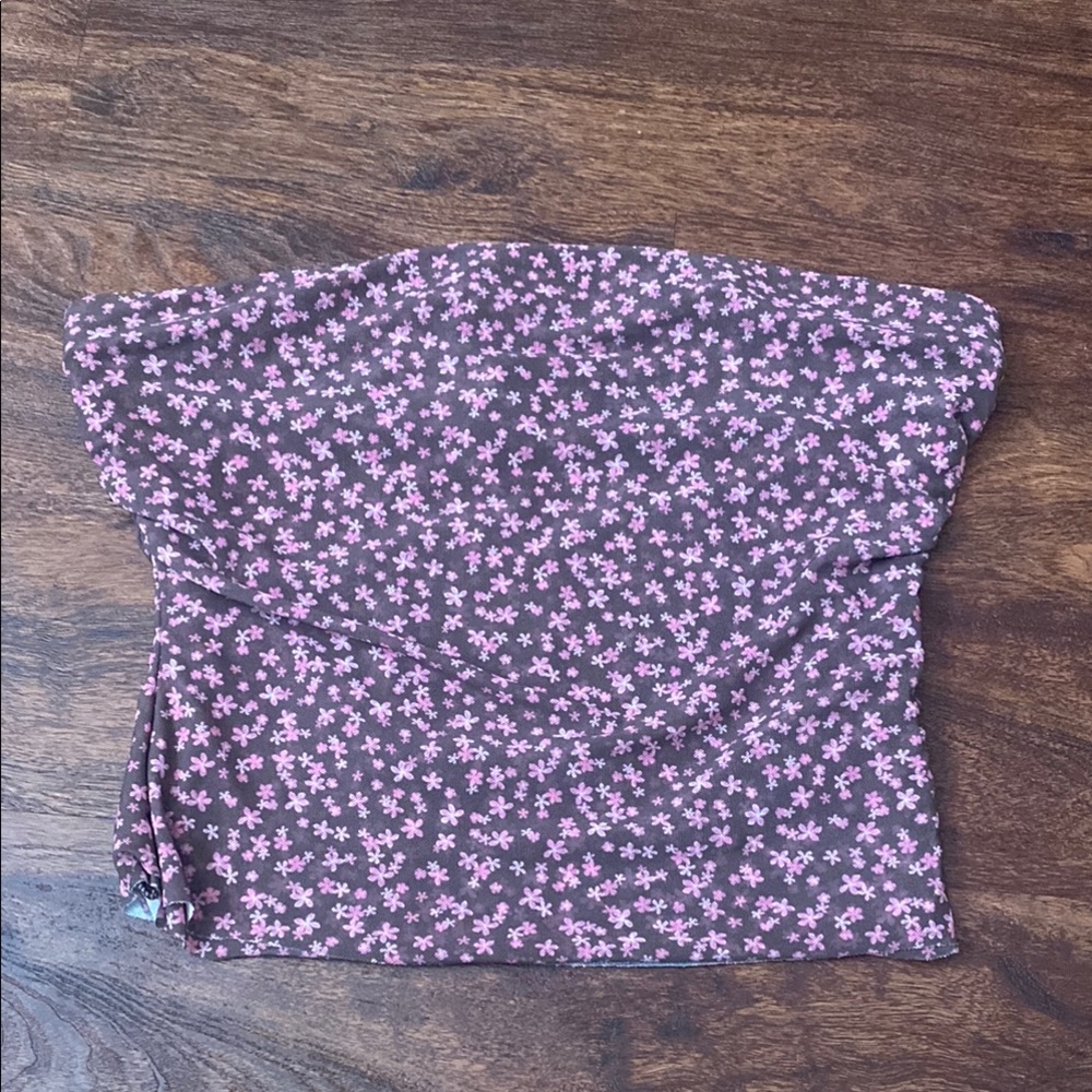 Flowered strapless top!! - Picture 14 of 15